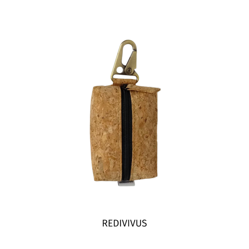 Gistara Small Square Cork Keychain (1)
