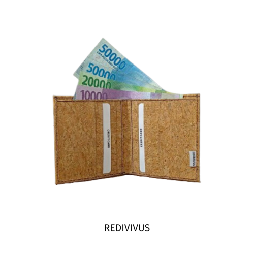 Tibra Unisex Square Cork Wallet (1)